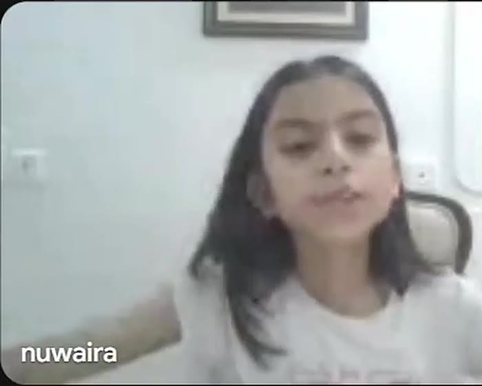 Nuwaira, Junior winner, speaking